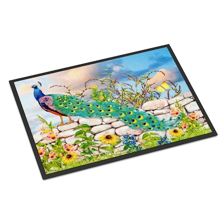 Carolines Treasures 24 x 36 in. Proud Peacock Indoor or Outdoor Mat PRS4040JMAT